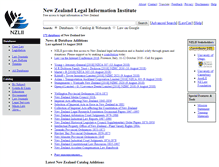 Tablet Screenshot of nzlii.org